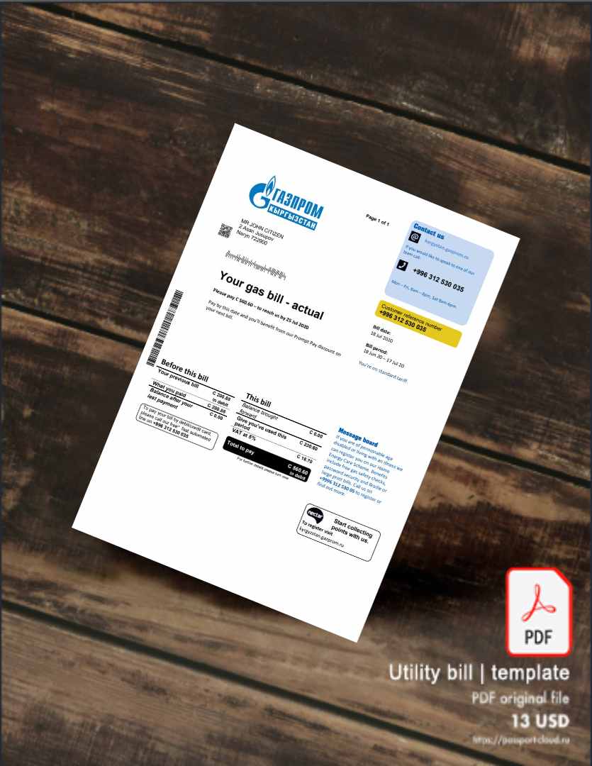 Utility bill | Albanian Power | Albania